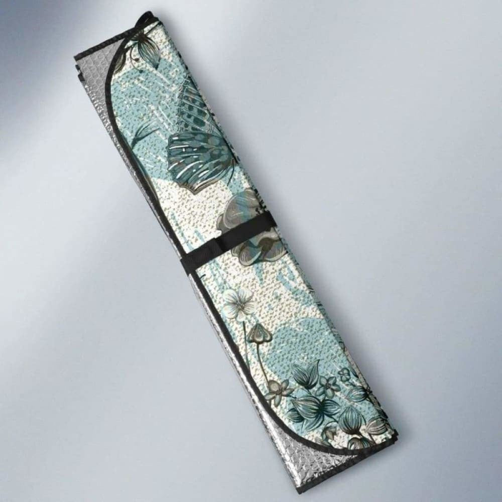 Dragonfly Butterfly Plants Insect Flower Vintage Style Pattern Car Auto Sun Shades