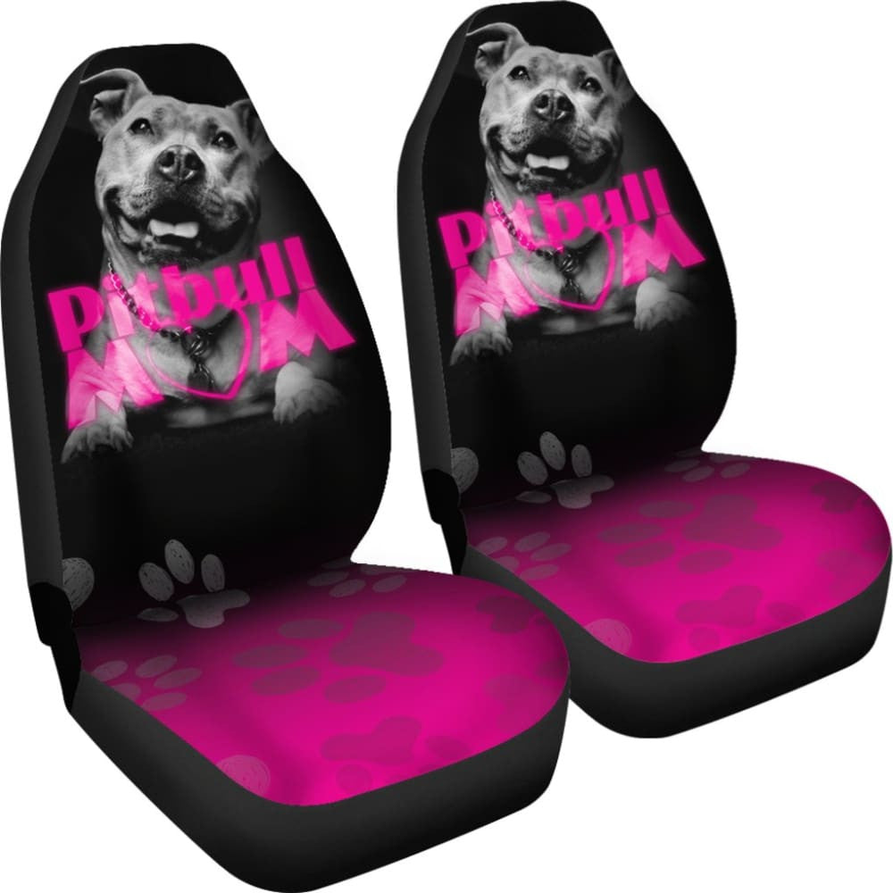 Pit Bull Mom Car Seat Covers