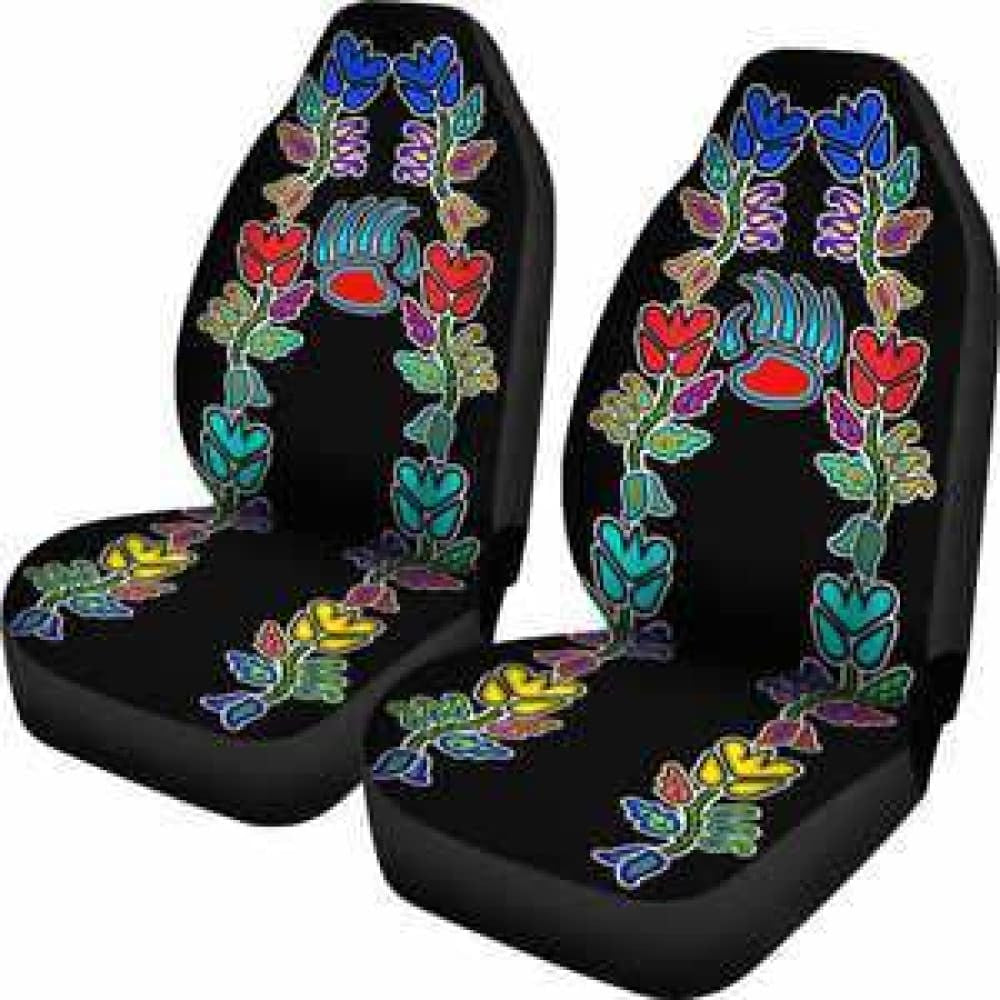 Generations Floral Black With Bearpaw Car Seat Covers