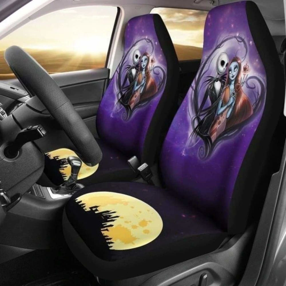 Nightmare Before Christmas Car Seat Covers Jack & Sally