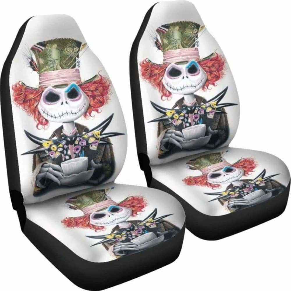 Jack Skellington Mad Hatter Car Seat Covers Amazing