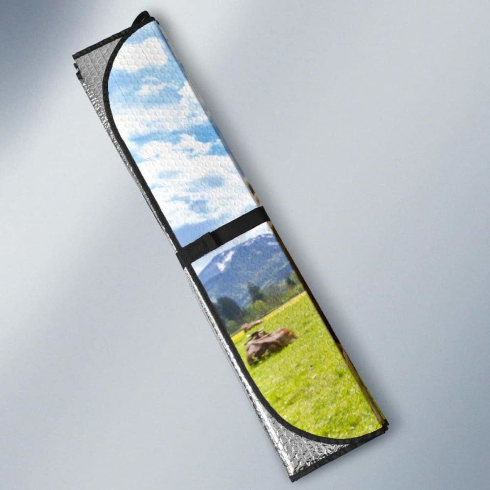 Auto Sun Shades - Cow