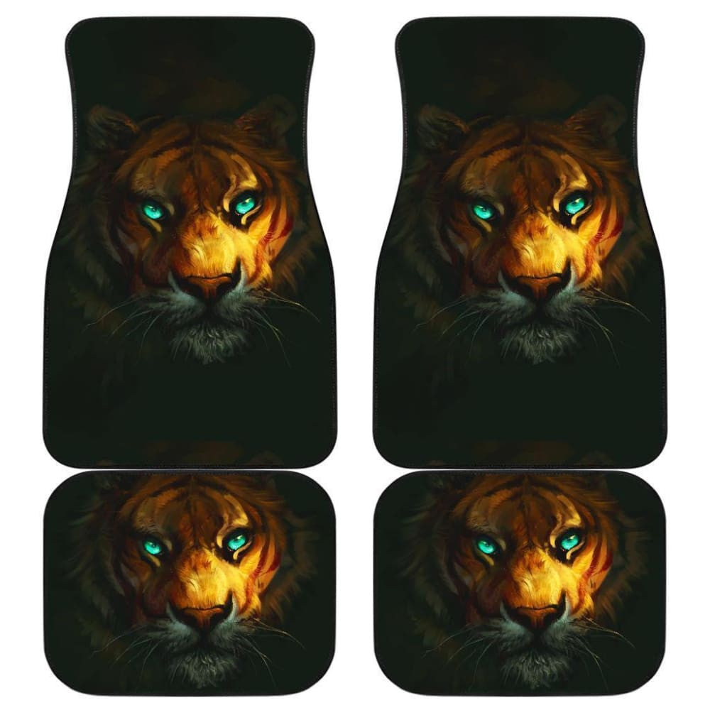 Tiger Animal Art Draw Car Floor Mats