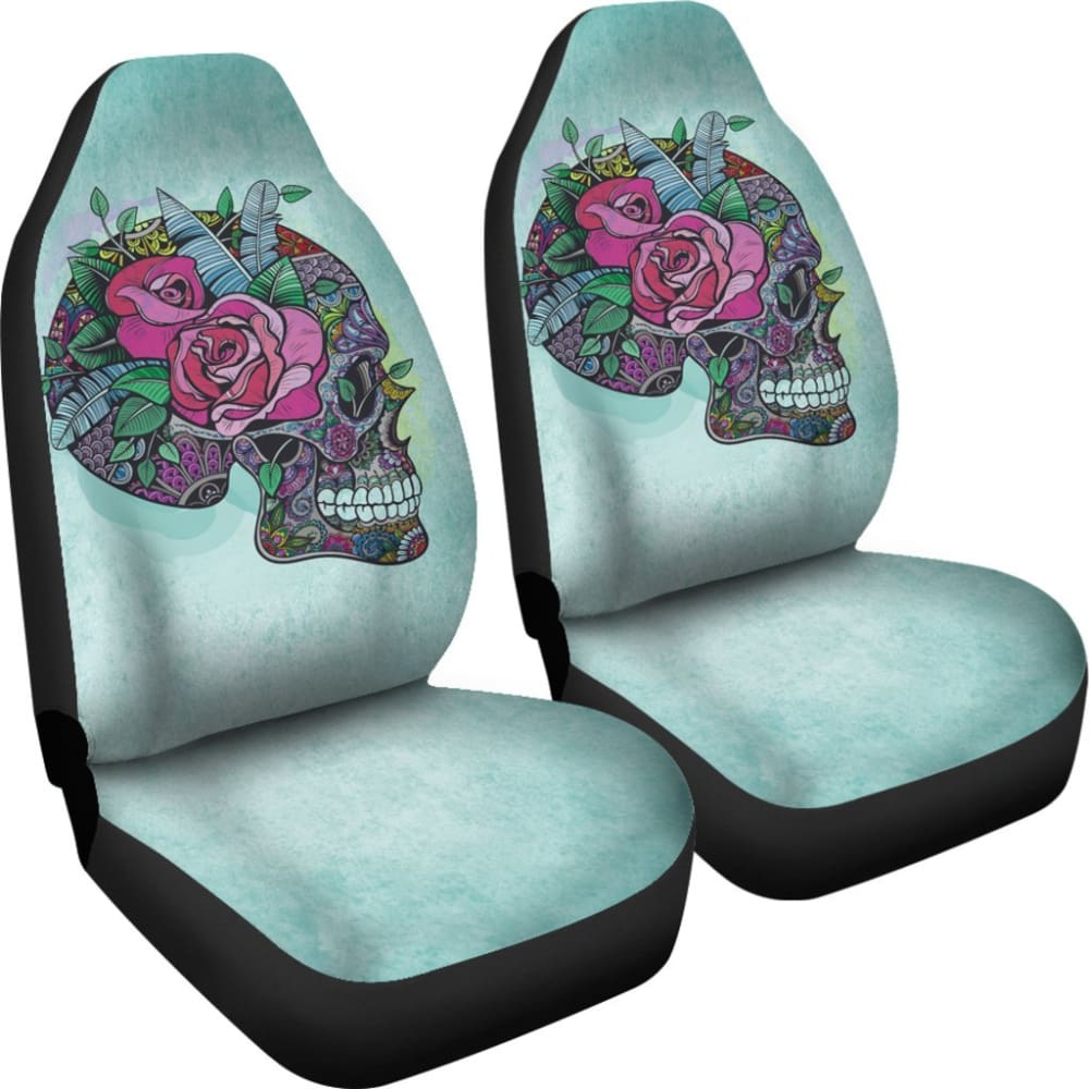 Sugar Skull Car Seat Cover