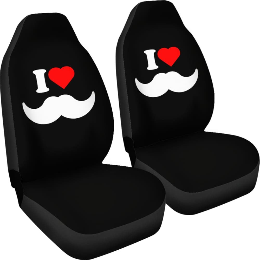 Mustache Beard Amazing Gift Idea Car Seat Covers