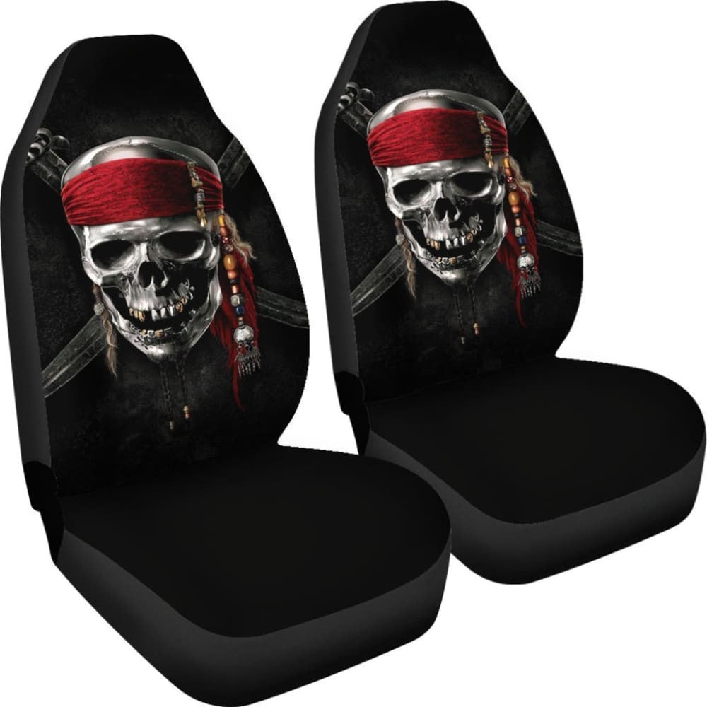 Pirates Of The Caribbean Skull Car Seat Covers