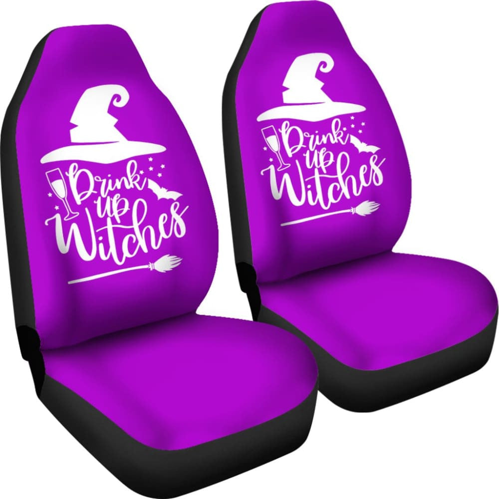 Drink Up Witches Halloween Car Seat Covers