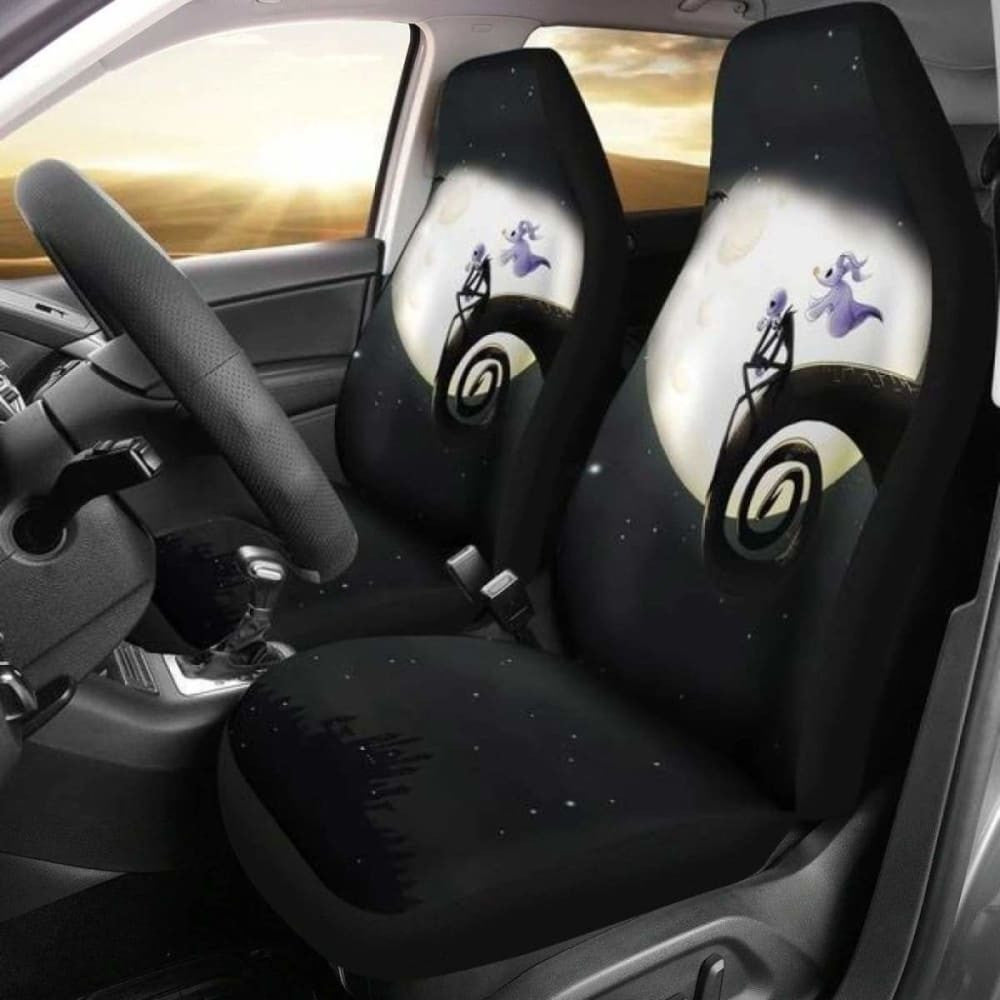 Nightmare Before Christmas Car Seat Covers Jack & Zero