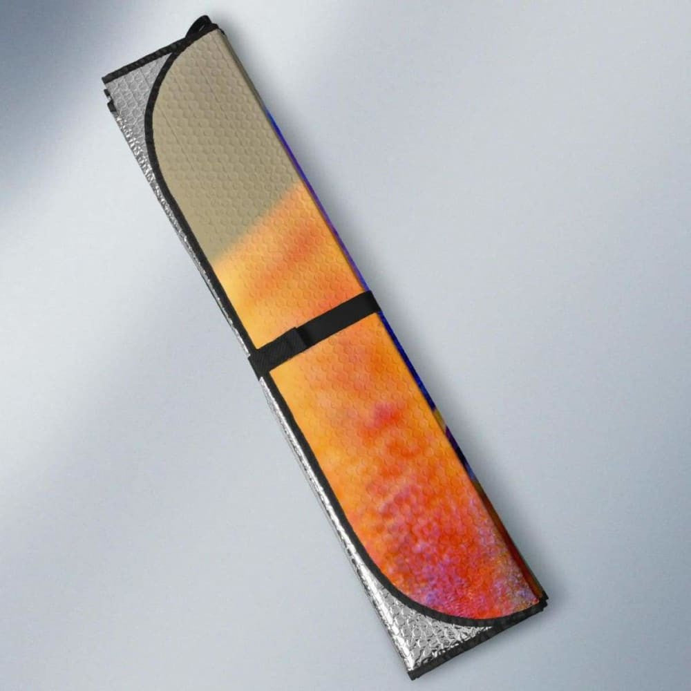 Blue Butterfly Macro Hd Car Sun Shade