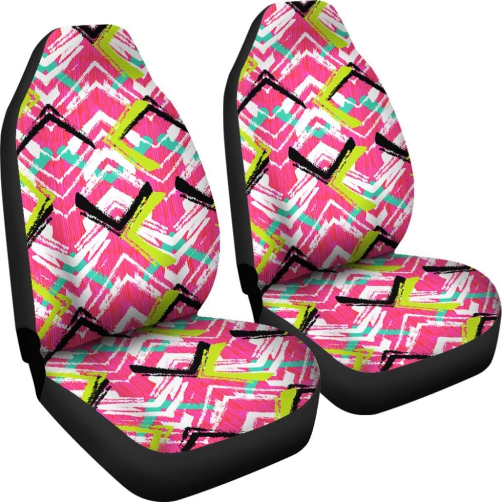 Pink Aztec Design Car Seat Covers