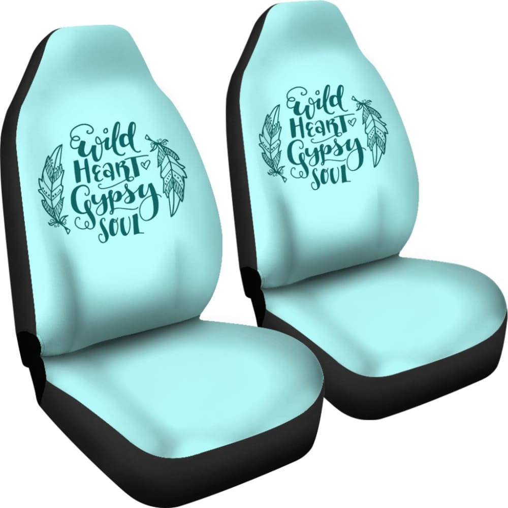 Amazing Wild Heart Gypsy Soul Ombre Car Seat Covers