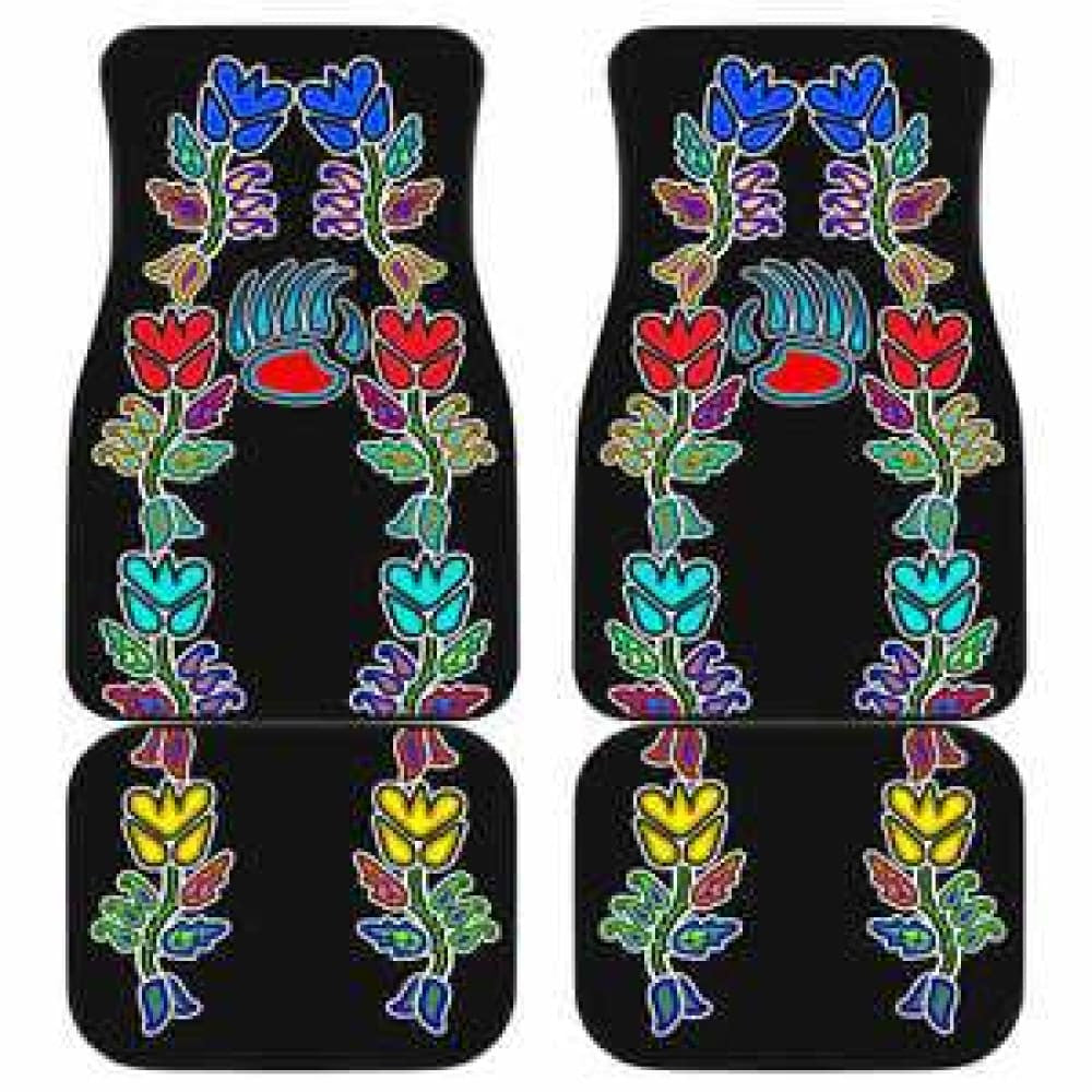 Generations Floral With Bearpaw Car Floor Mats