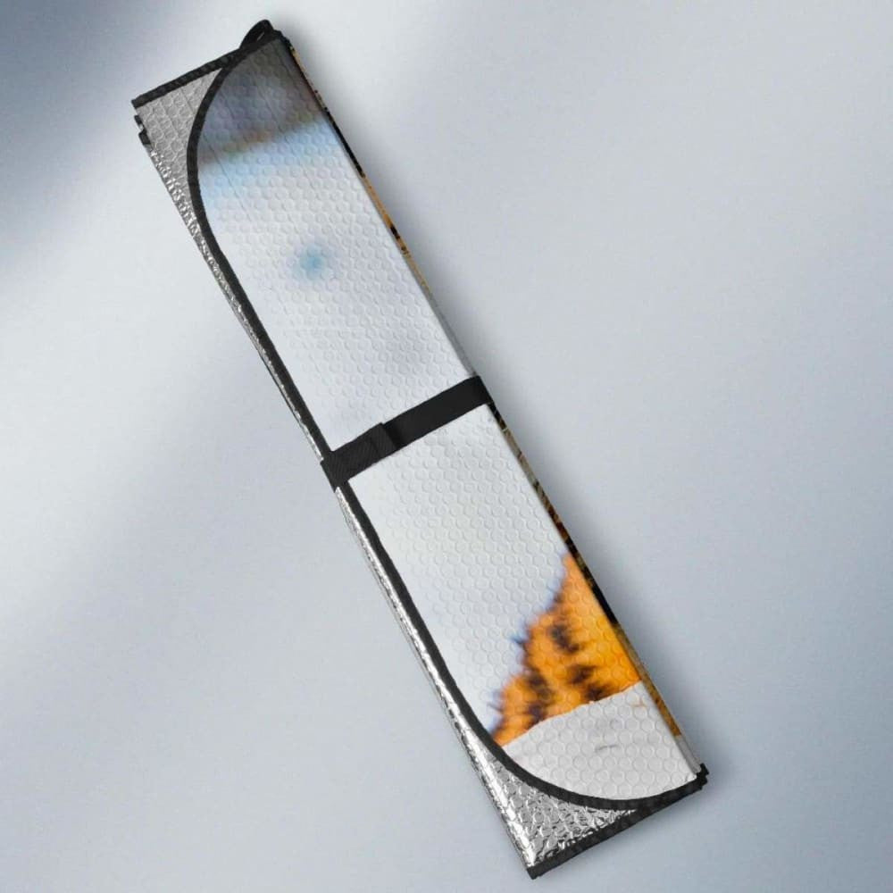 Tigers Cute Couple Winter Amur Tiger Snowfall SwitzerlandK Car Sun Shade