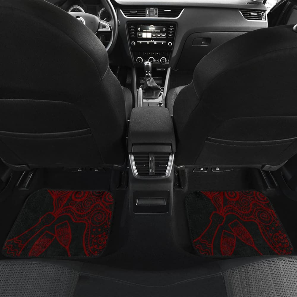 Red Wine for Wine Lovers Car Floor Mats