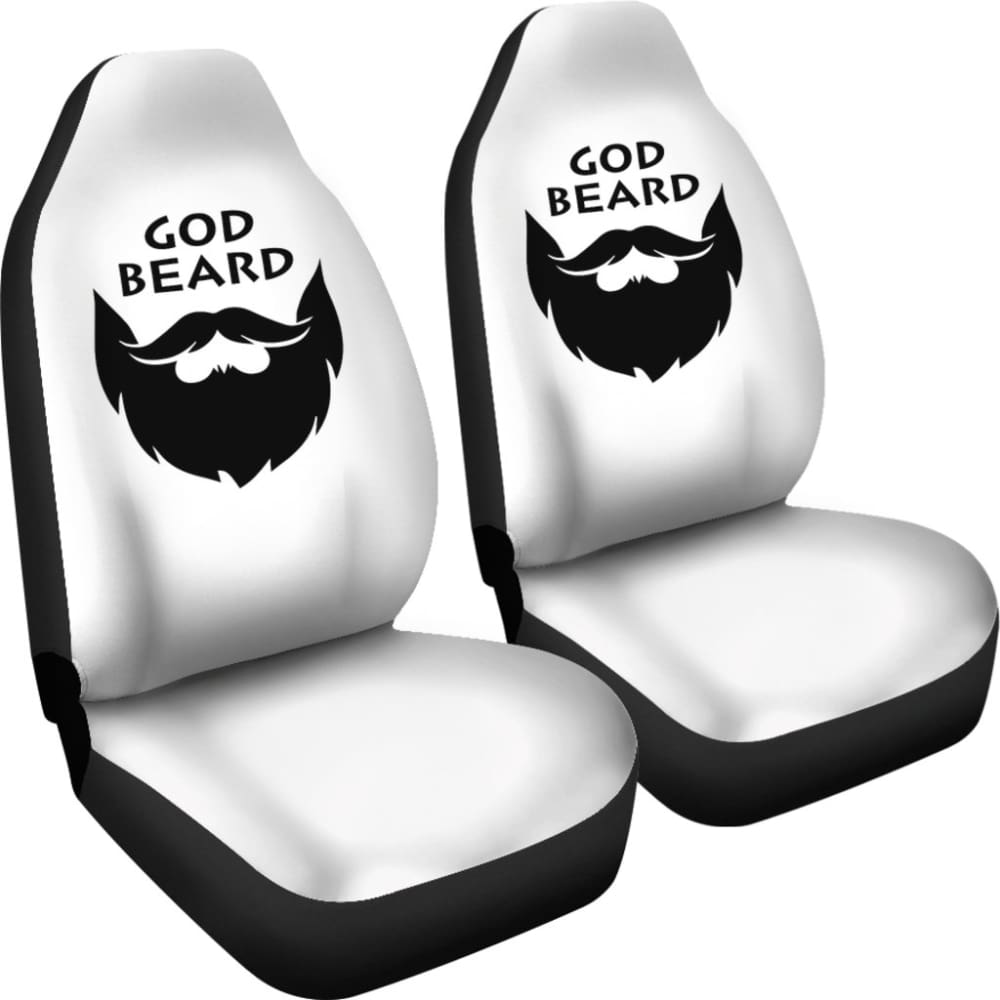 God Beard and Have Fun Car Seat Covers