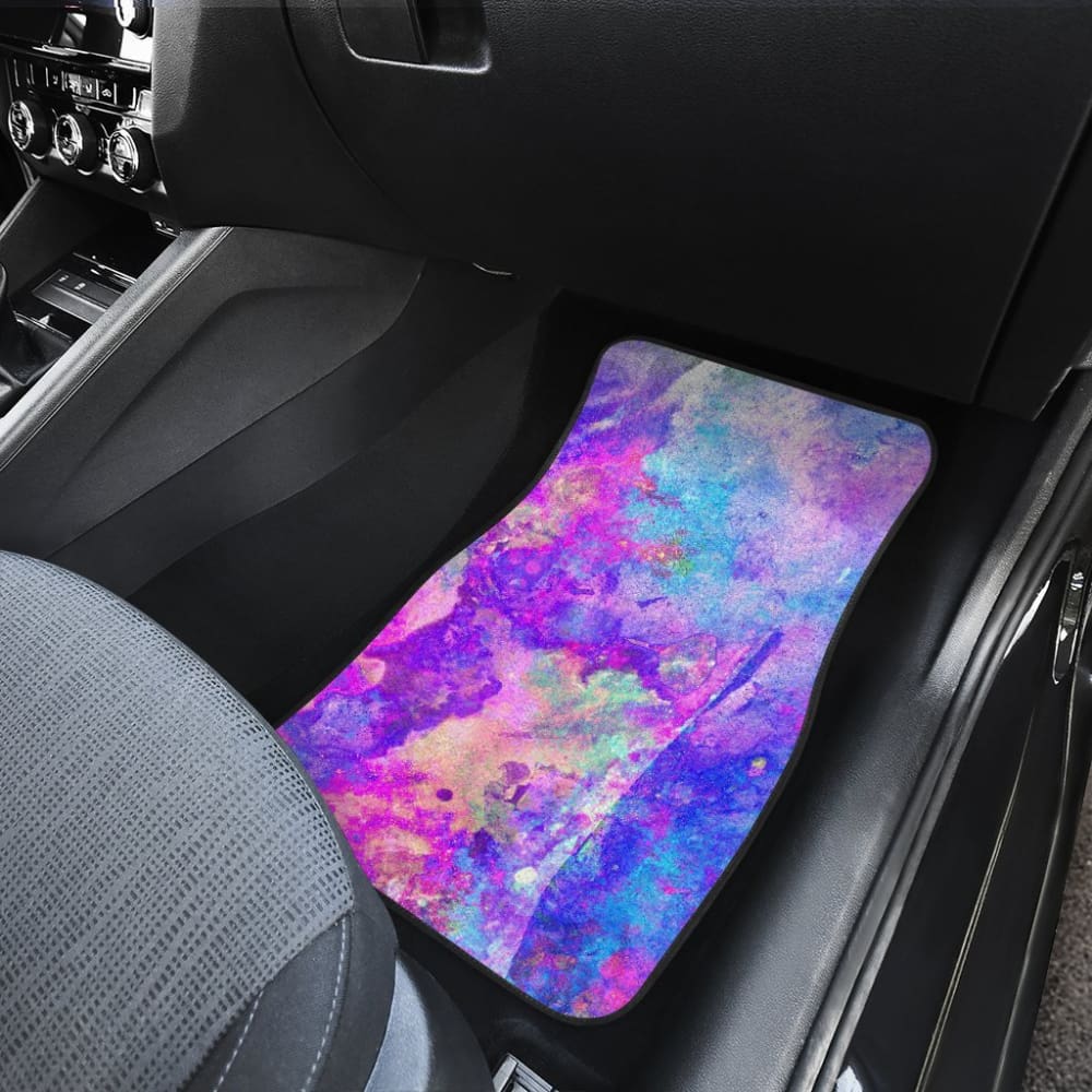 Water Colour Purple Car Mats