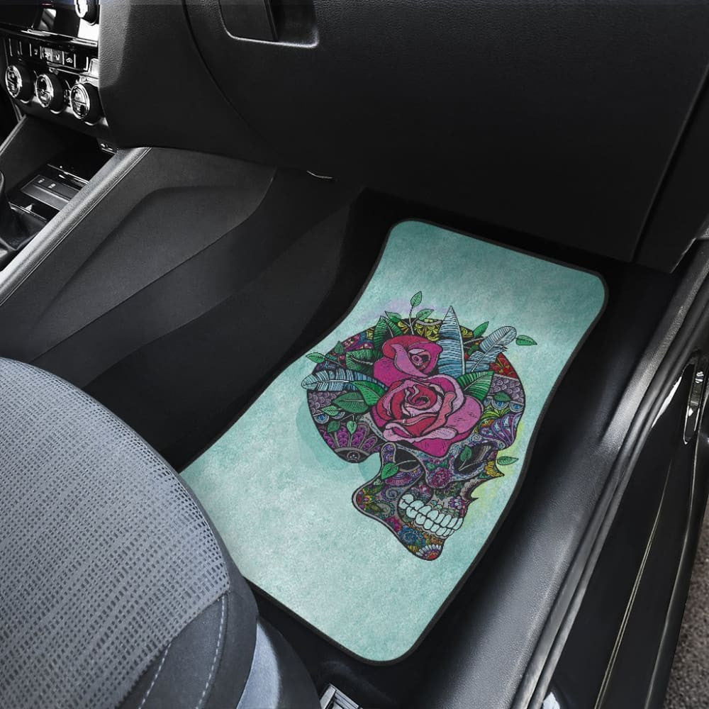 Sugar Skull Car Mat