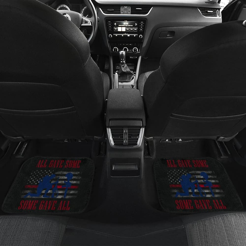 All Gave Some, Some Gave All Patriotic Angel Soldier Car Floor Mats