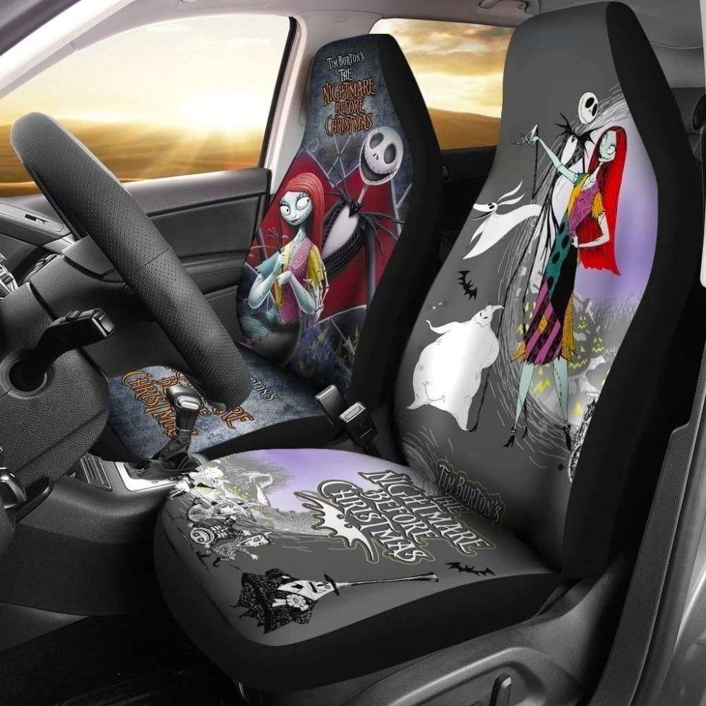 The Nightmare Before Christmas Jack & Sally Car Seat Covers