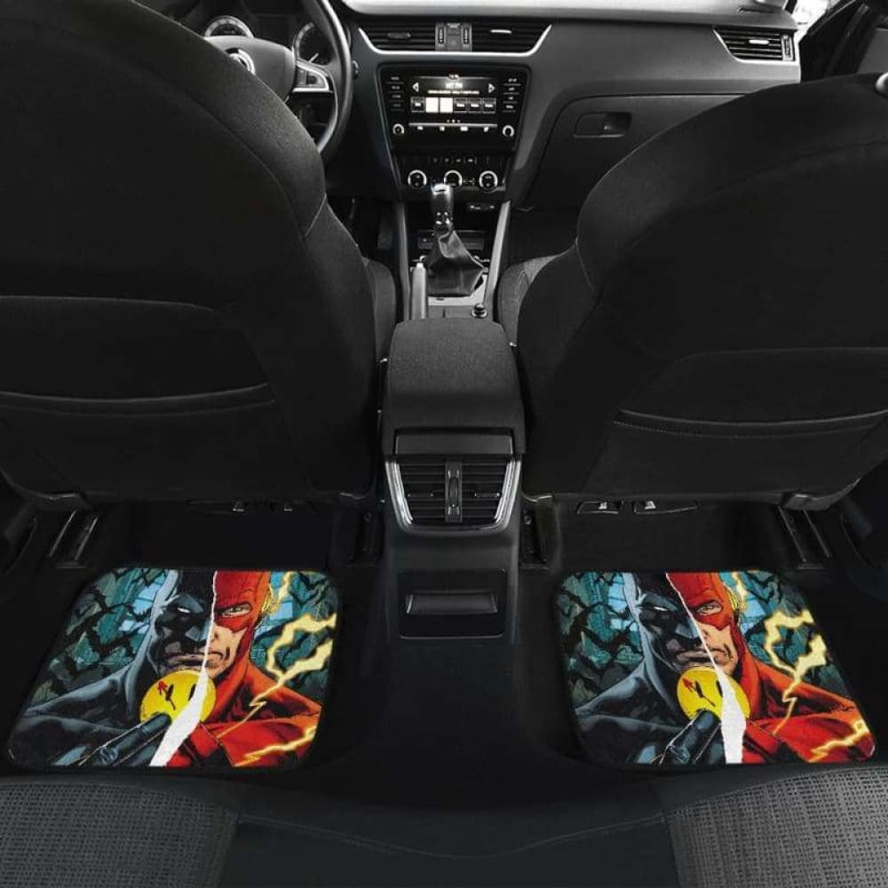 Batman & The Flash Comics Car Floor Mats