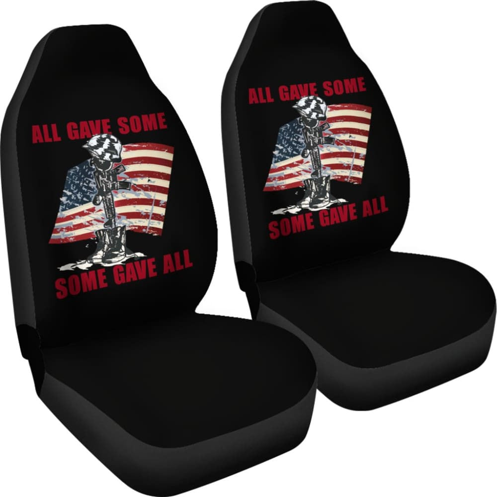 All Gave Some, Some Gave All Patriotic Anniversary Car Seat Covers