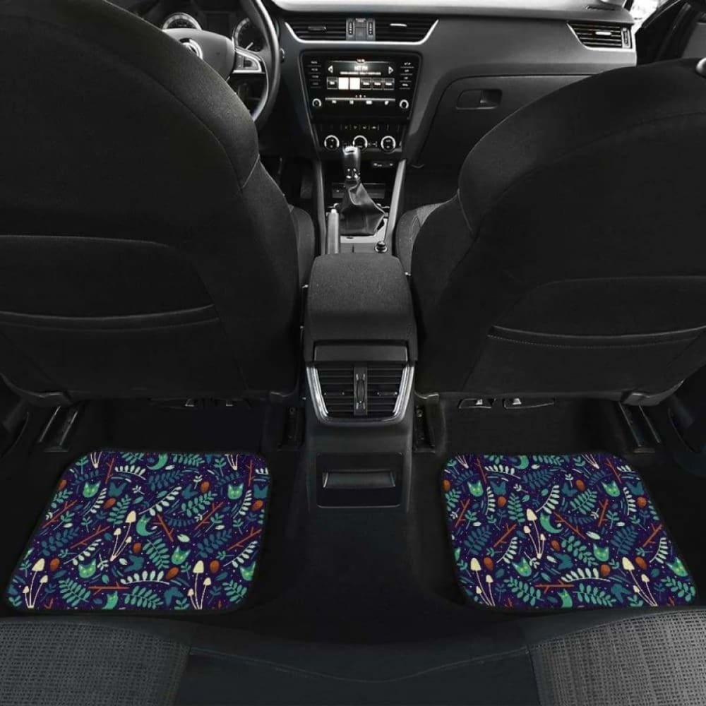 Night Leaf Car Floor Mats