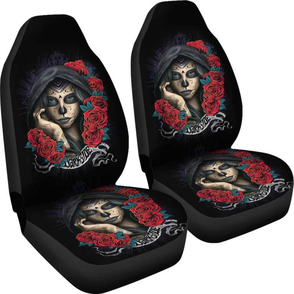 Darkside Sugar Skull Car Seat Covers