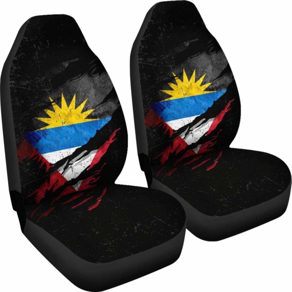 Antigua & Barbuda In Me Car Seat Covers - Special Grunge Style