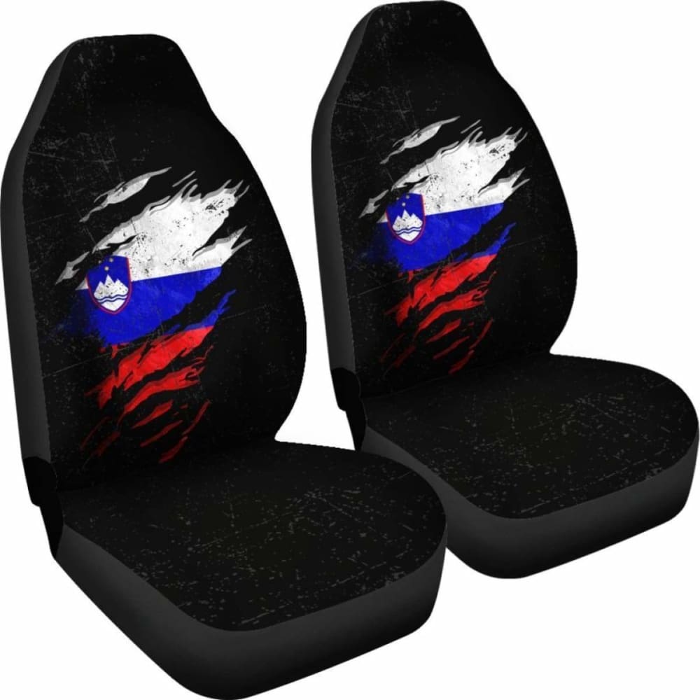 Slovenia In Me Car Seat Covers - Special Grunge Style