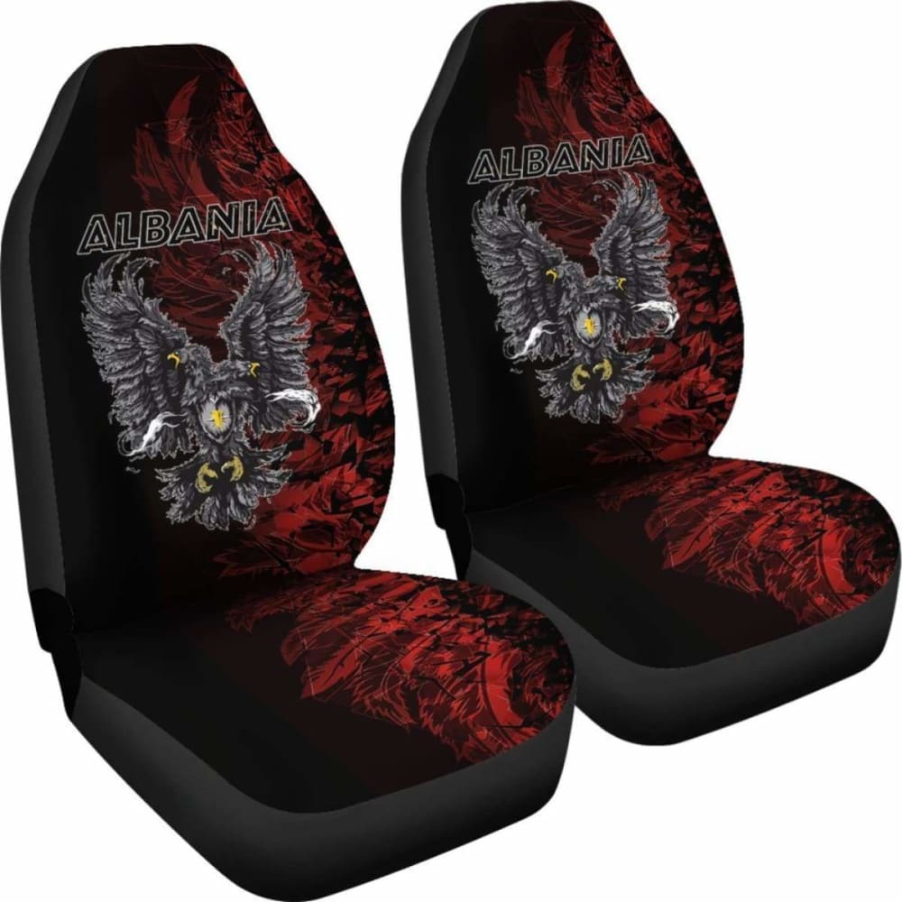 Double-Headed Eagle Of Albania Car Seat Covers Special