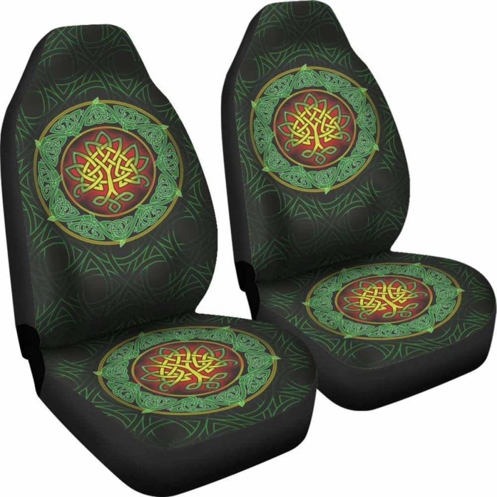 Celtic Car Seat Covers - Celtic Symbol Tree Of Life With Ornaments