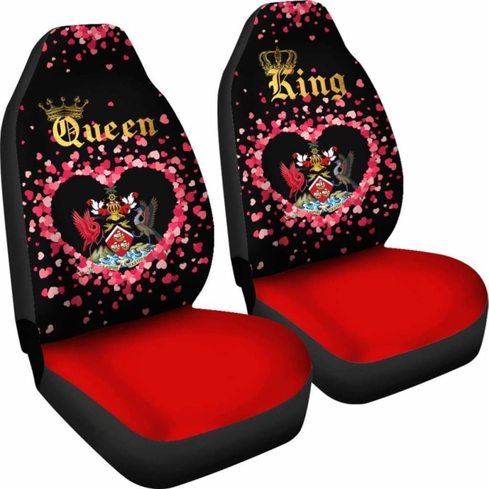 Trinidad And Tobago Car Seat Cover Couple King/Queen (Set Of Two)