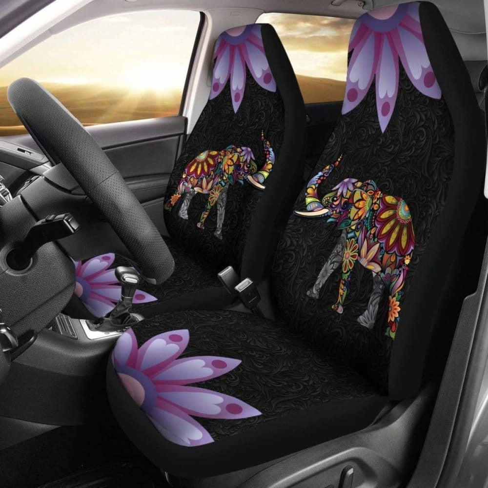 Spiritual Elephant Car Seat Covers
