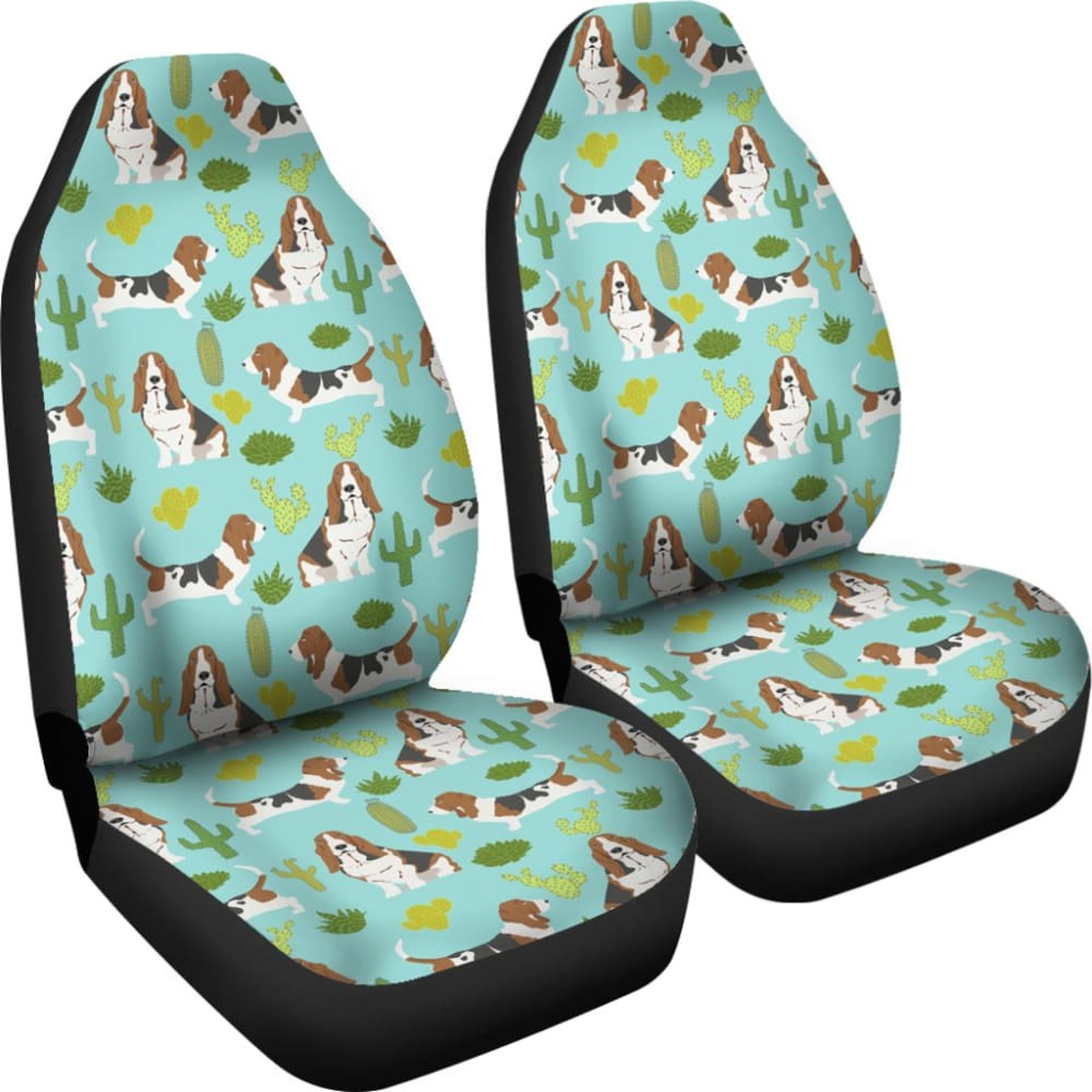 Cute Basset Hound Dog Car Seat Covers Amazing Gift Ideas