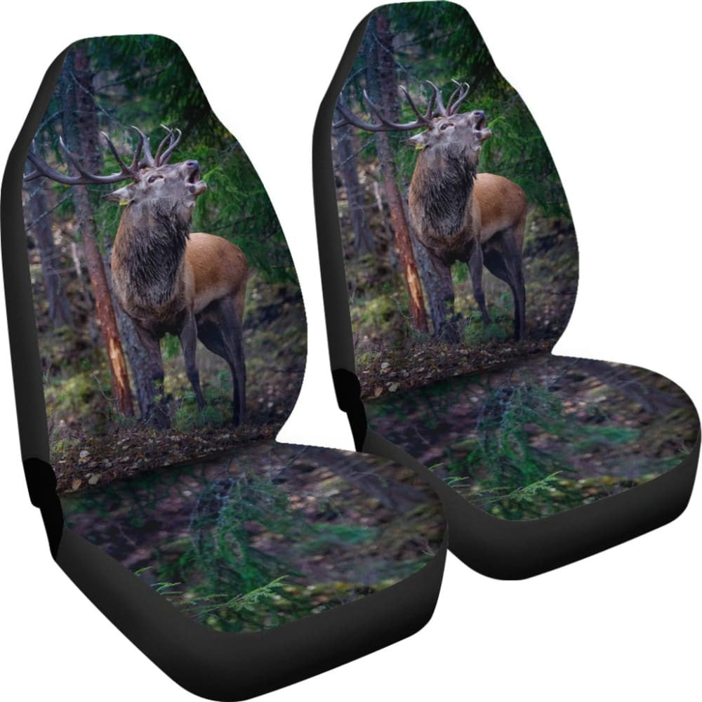 Greatest Elk in Forest Car Seat Cover