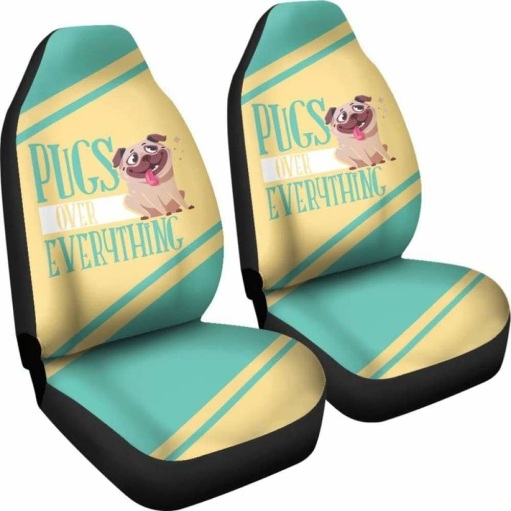 Pugs Over Everything Car Seat Covers