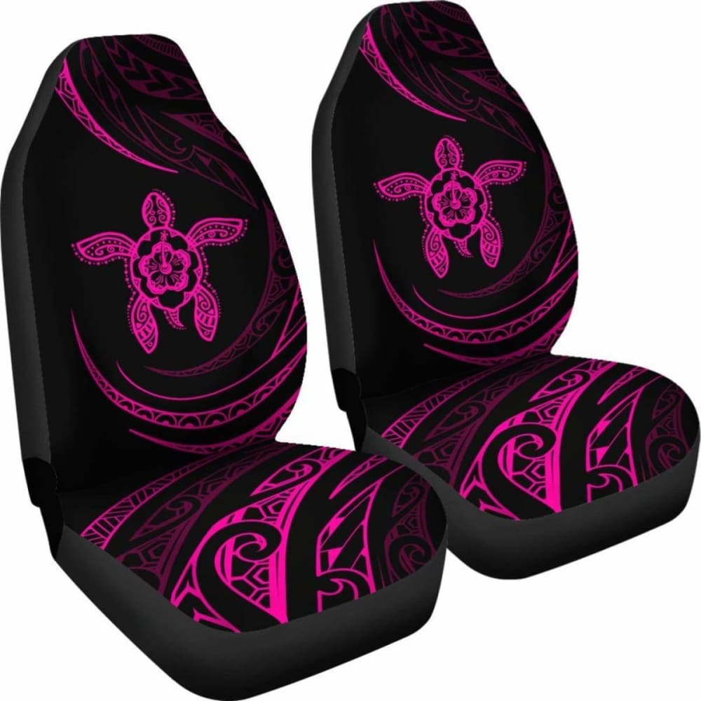 Hawaii Turtle Hibiscus Car Seat Covers - Pink - Best Look -