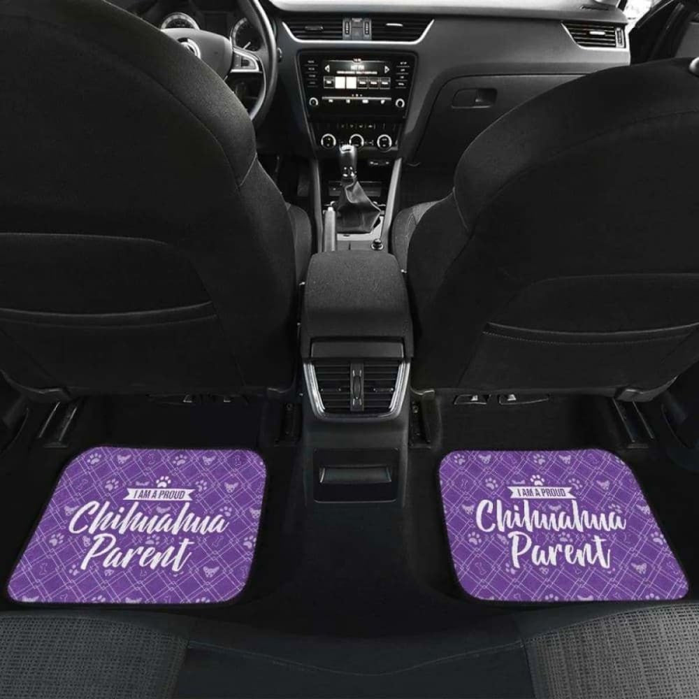 I Am A Proud Chihuahua Parent Front And Back Car Mat