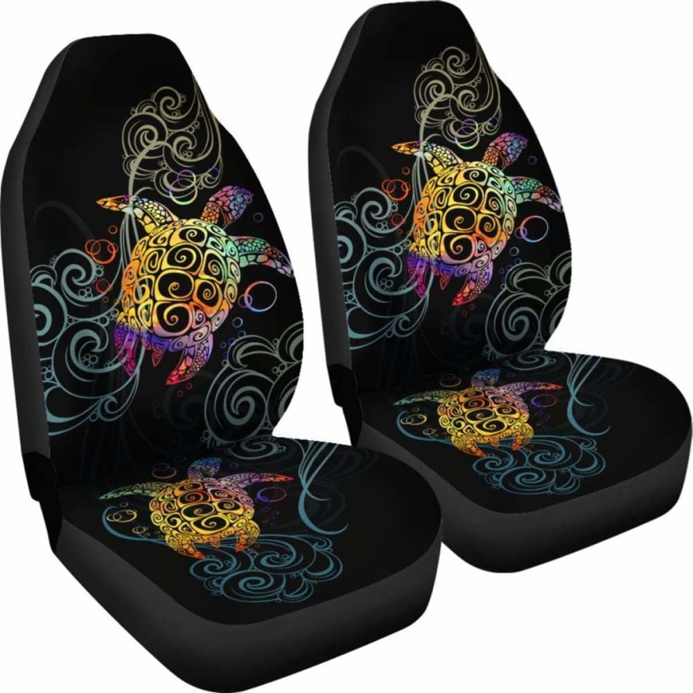 Turtle Hawaiian Car Seat Covers Set Of
