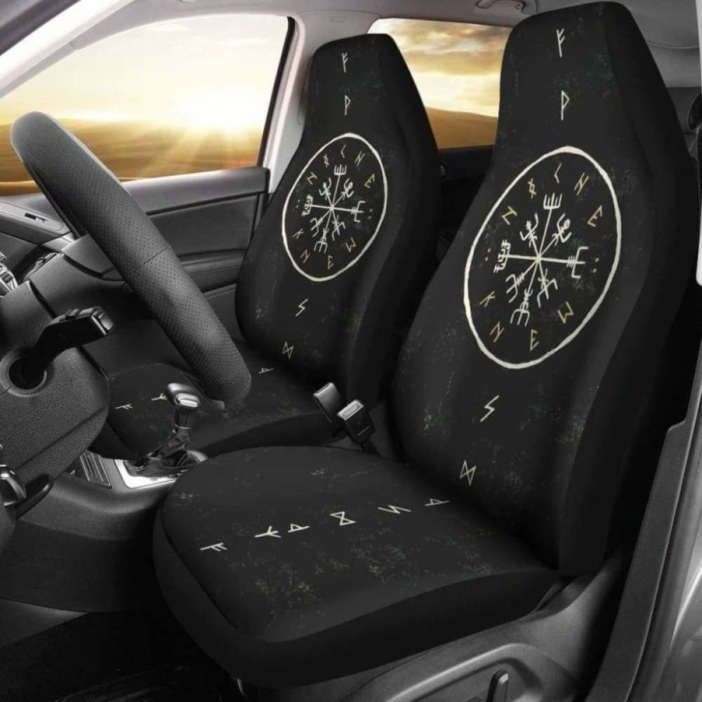 Viking Vegvisir The Norse God Car Seat Covers