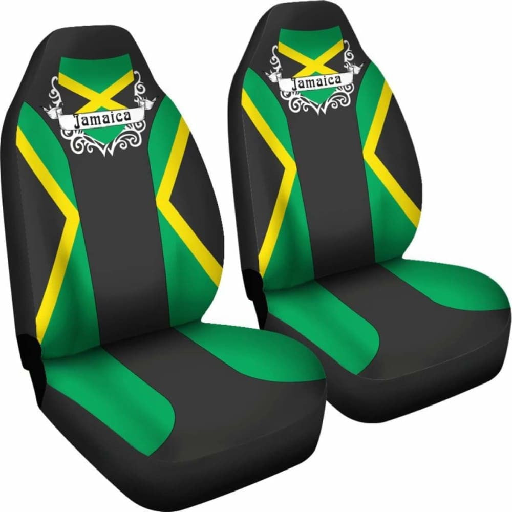 Jamaica Flag Car Seat Cover