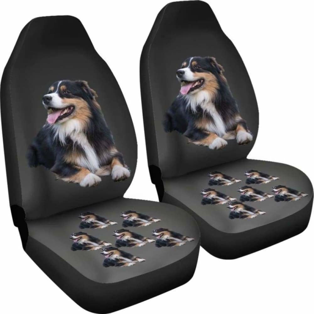 Australian Shepherd Black Car Seat Cover
