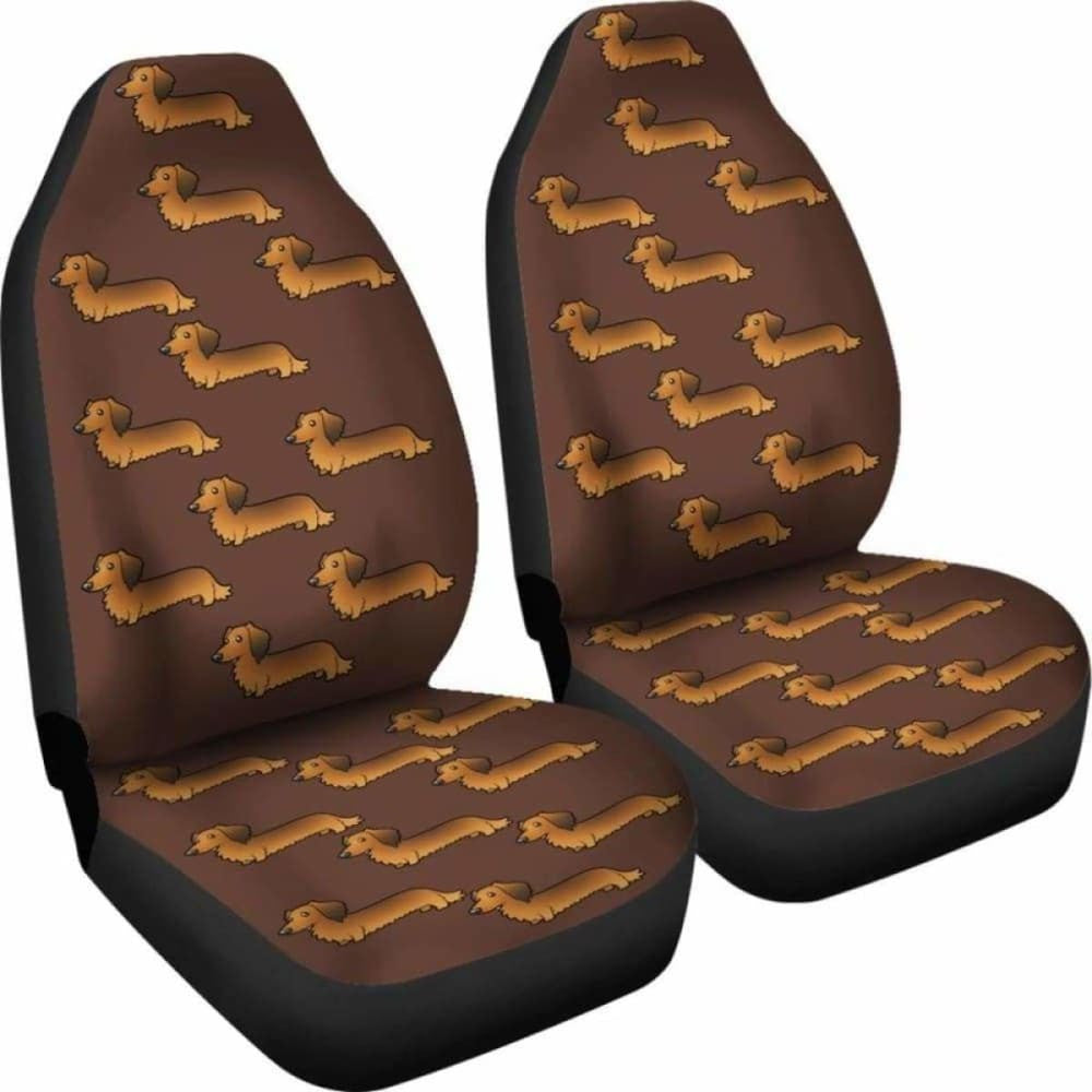 Long Haired Dachshund Car Seat Cover