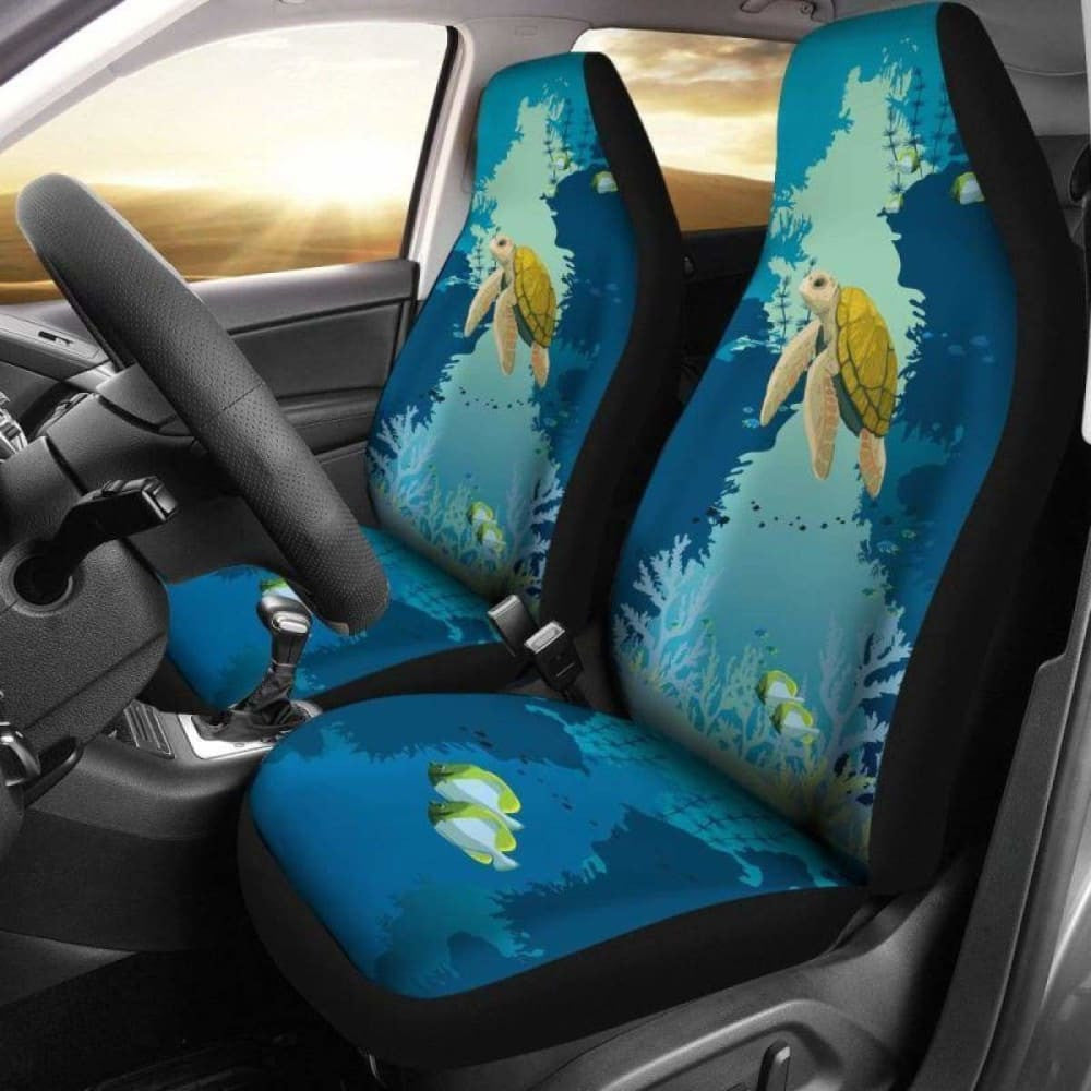 Hawaii Honu Turtle Humuhumunukunukuapua'A Car Seat Covers Awesome
