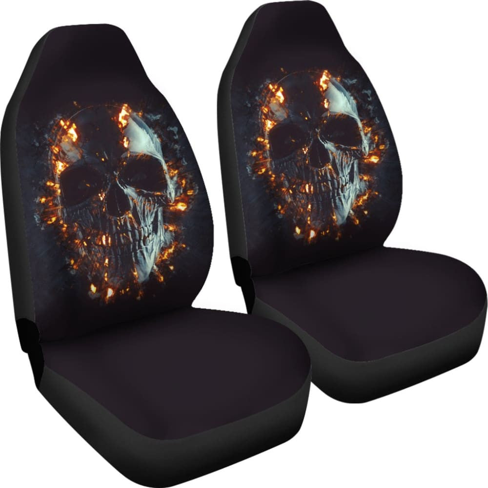 Skull Flare Car Seat Covers