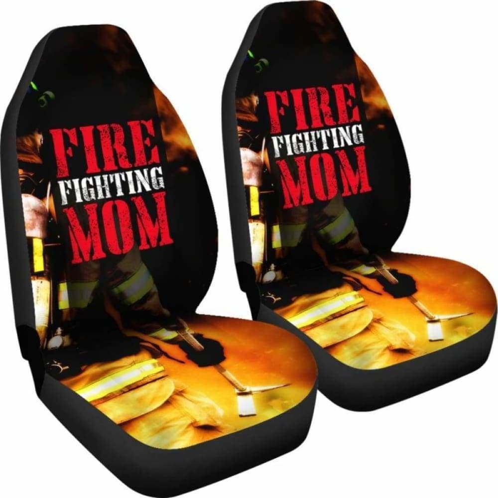 Fire Fighting Mom Car Seat Covers