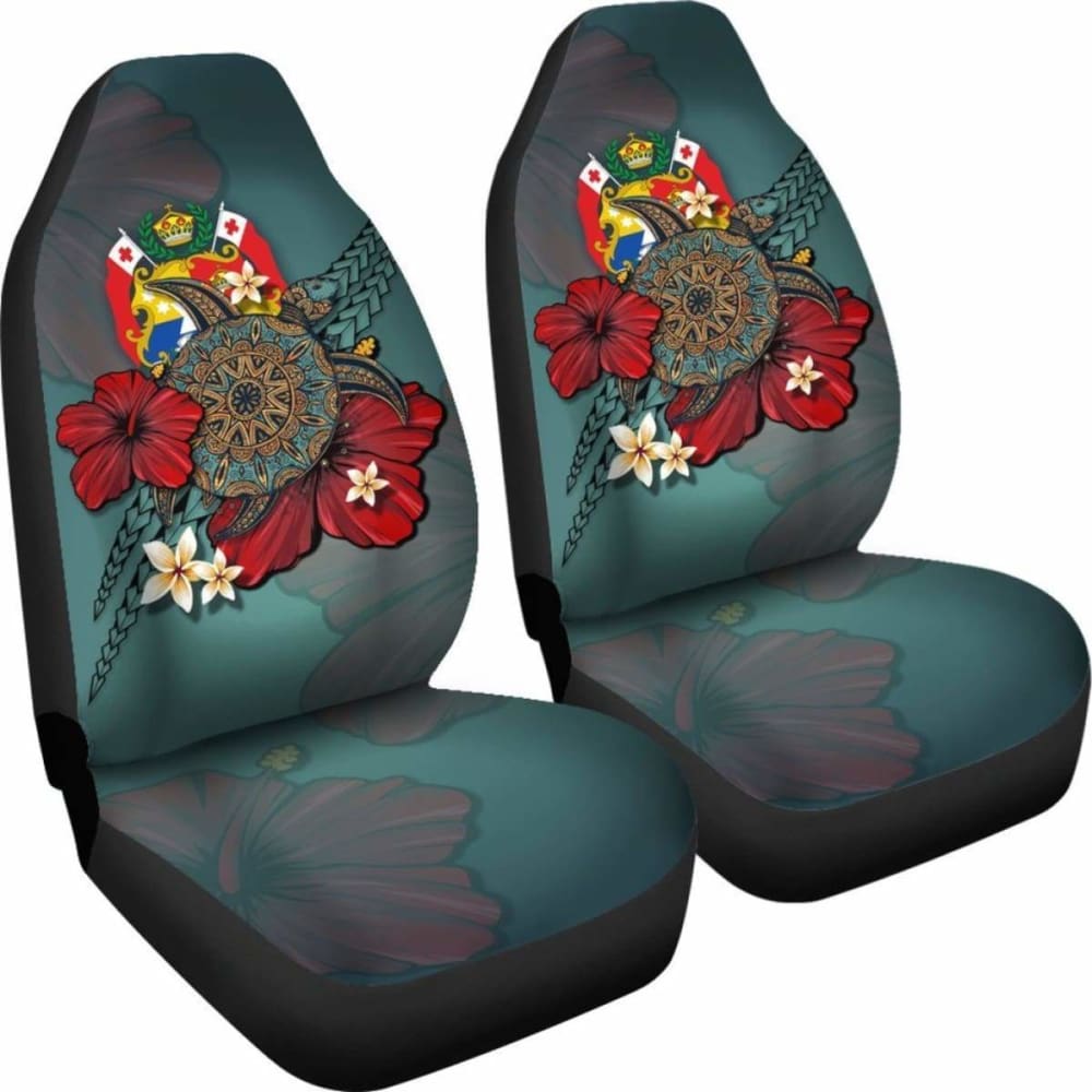 Tonga Car Seat Covers Blue Turtle Tribal Amazing