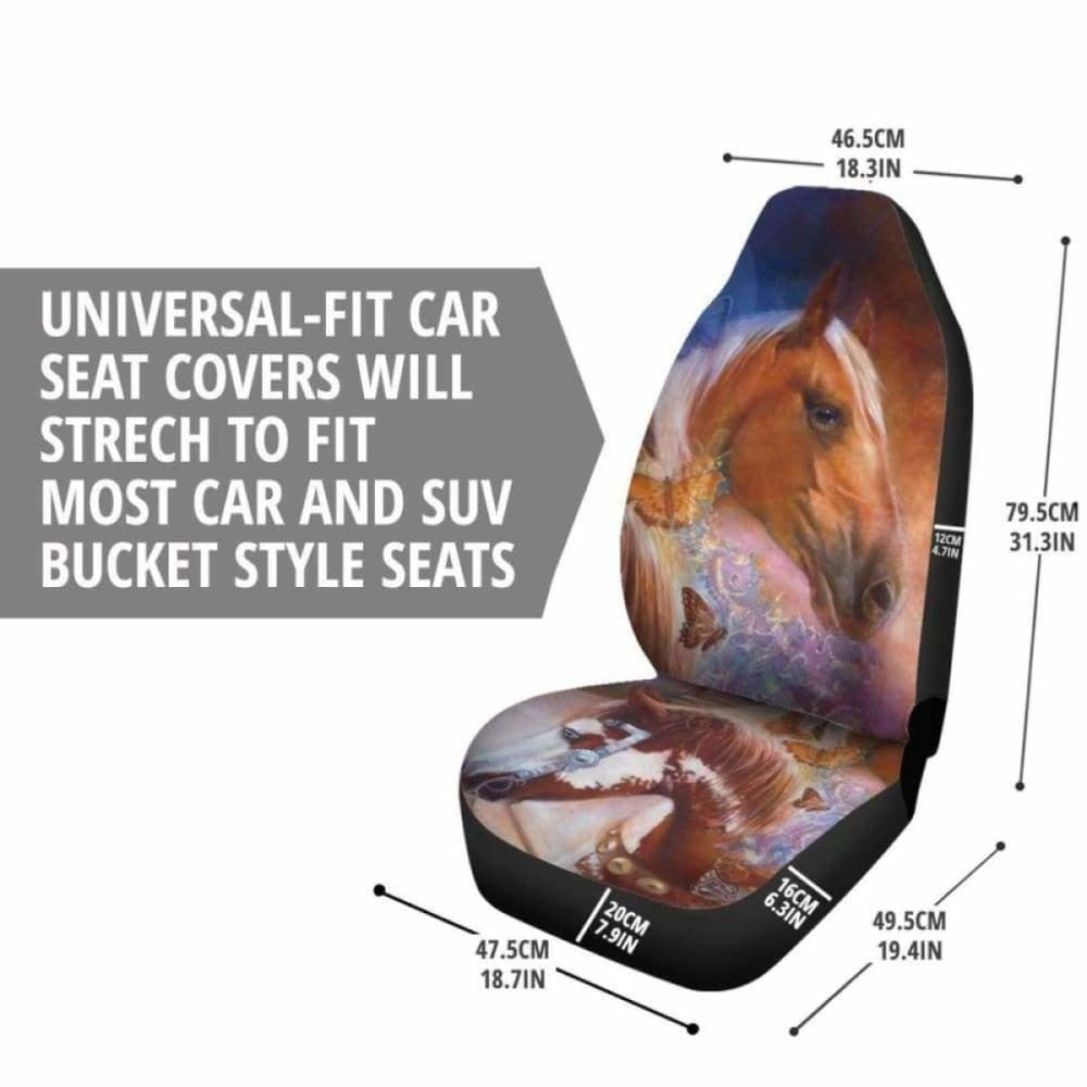 Car Seat Covers Caballos & Mariposa Horses