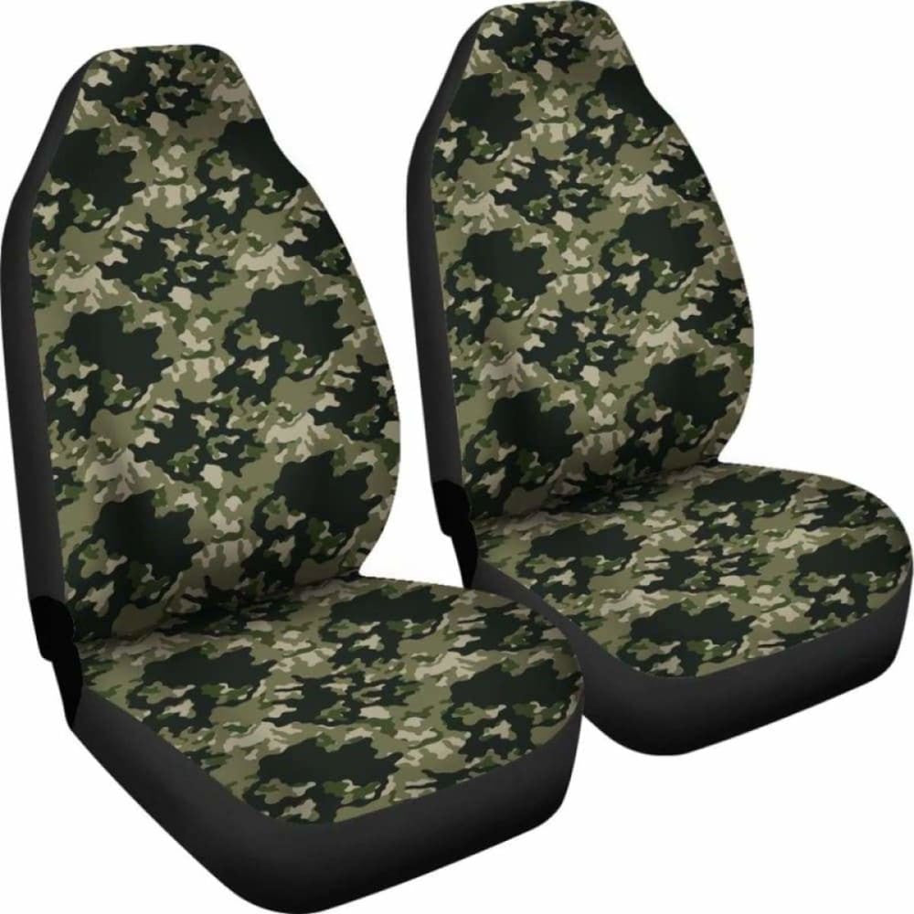 Skull Camouflage Camo Design Car Seat Covers