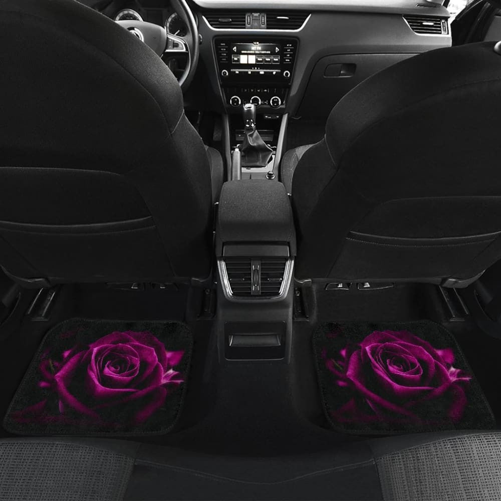 Most Beautiful Purple Roses Car Floor Mats
